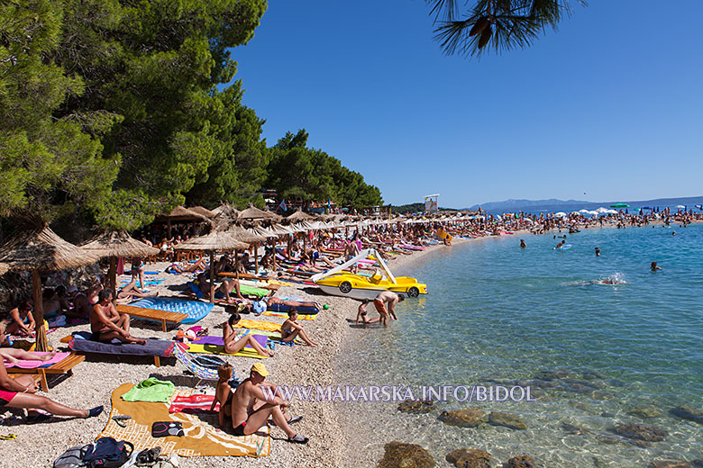 Beach in Makarska