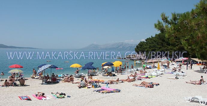 Beach in Makarska
