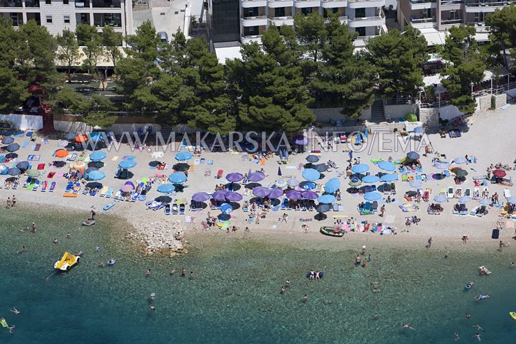 Makarska central beach