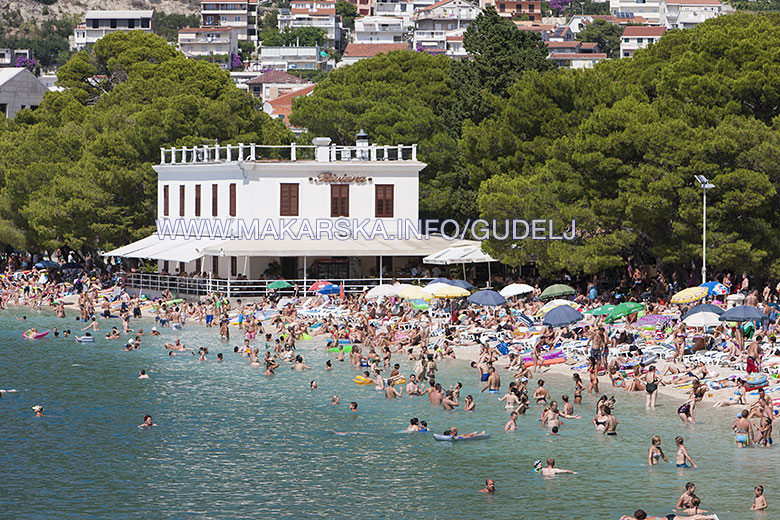 central beach in Makarska