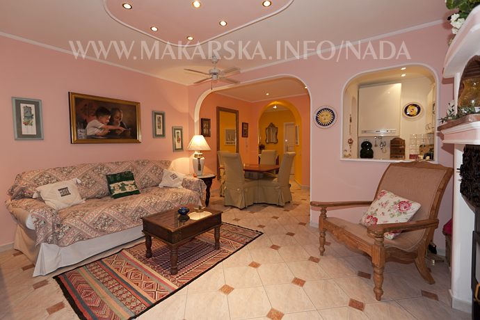 living room in the apartments Nada - Makarska