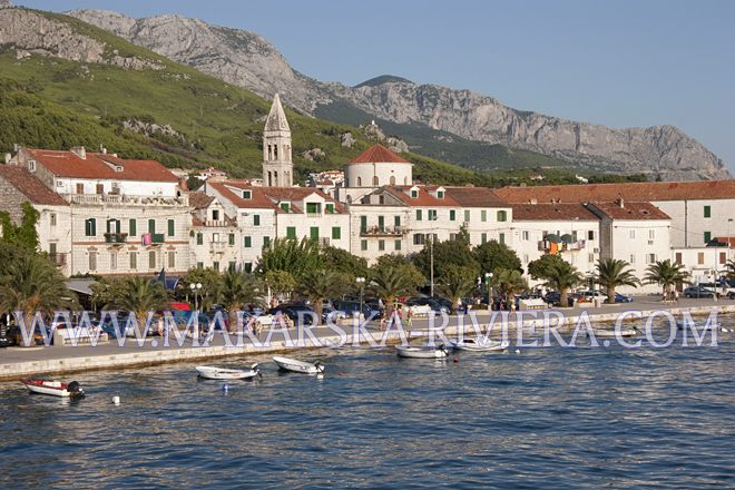 nice view on city Makarska