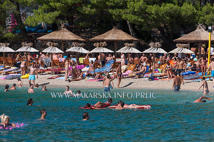 beach Buba in Makarska - Strand Buba in Makarska