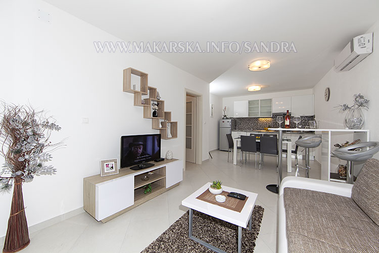 living room - apartments Sandra, Makarska