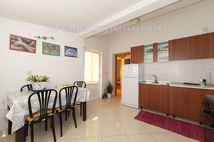 apartments Vedrana, Makarska - dining room, kitchen