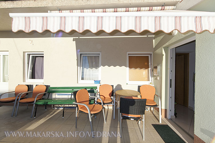 apartments Vedrana, Makarska - veranda